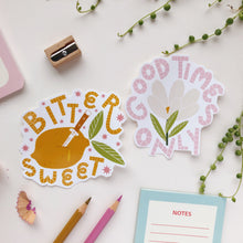 Load image into Gallery viewer, Bitter Sweet &amp; Good Vibes Only Sticker Bundle
