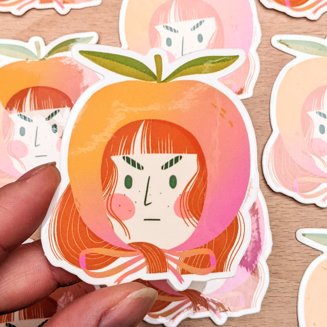 Peach Girl Sticker