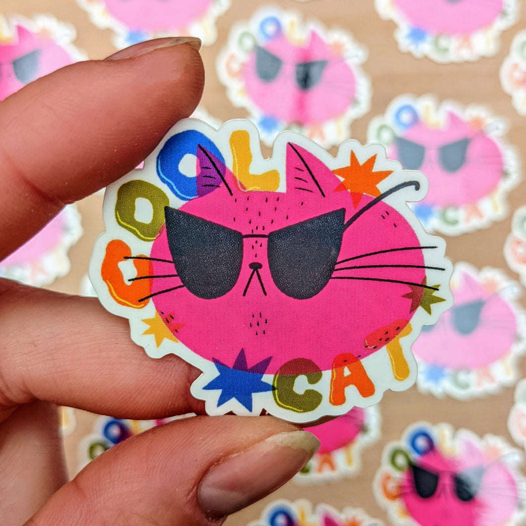 Cool Cat Sticker