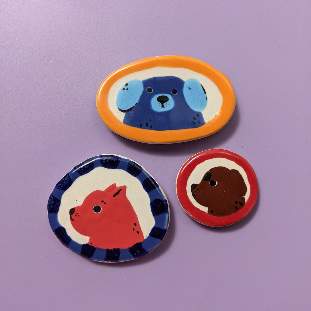 Ceramic Dog Magnets