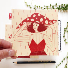 Load image into Gallery viewer, Mushroom Queen Postcard
