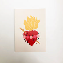 Load image into Gallery viewer, Sacred Heart Postcard- Maya Doyle
